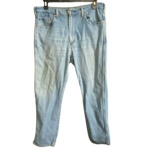 Levi Strauss Jeans, Mens Size 36 x 32, Blue Casual 5 Pocket White Wash Y2K